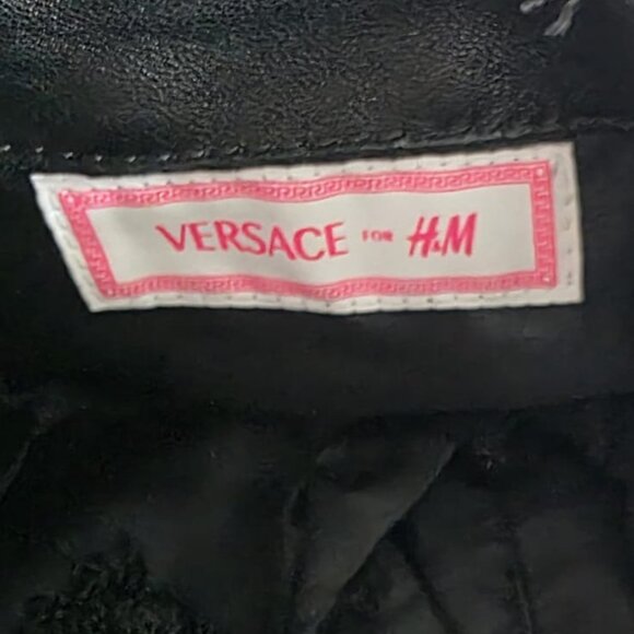Versace H&M Black Mini Studded Bag. Good Condition - Picture 5 of 15